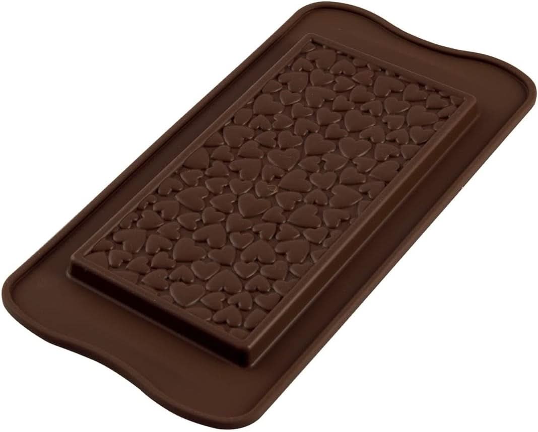 Silicone Form Silikomart Love Tablets 15,5 x 7,7 x H 0,9 cm, 85 ml, 1 holte (SCG38) Keuken Naty Shop