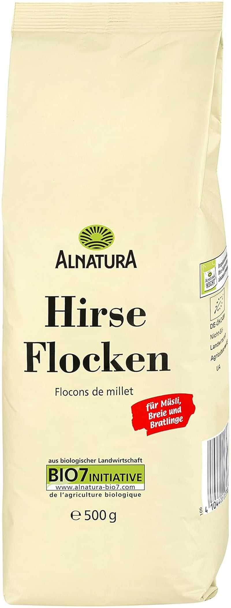 Biologische gierstvlokken, 500g