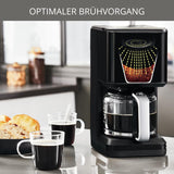 Krups Smart'n Light koffiemachine met timer, voor 1,25 liter filterkoffie, warmhoudfunctie, automatische uitschakeling, zwart, KM600810