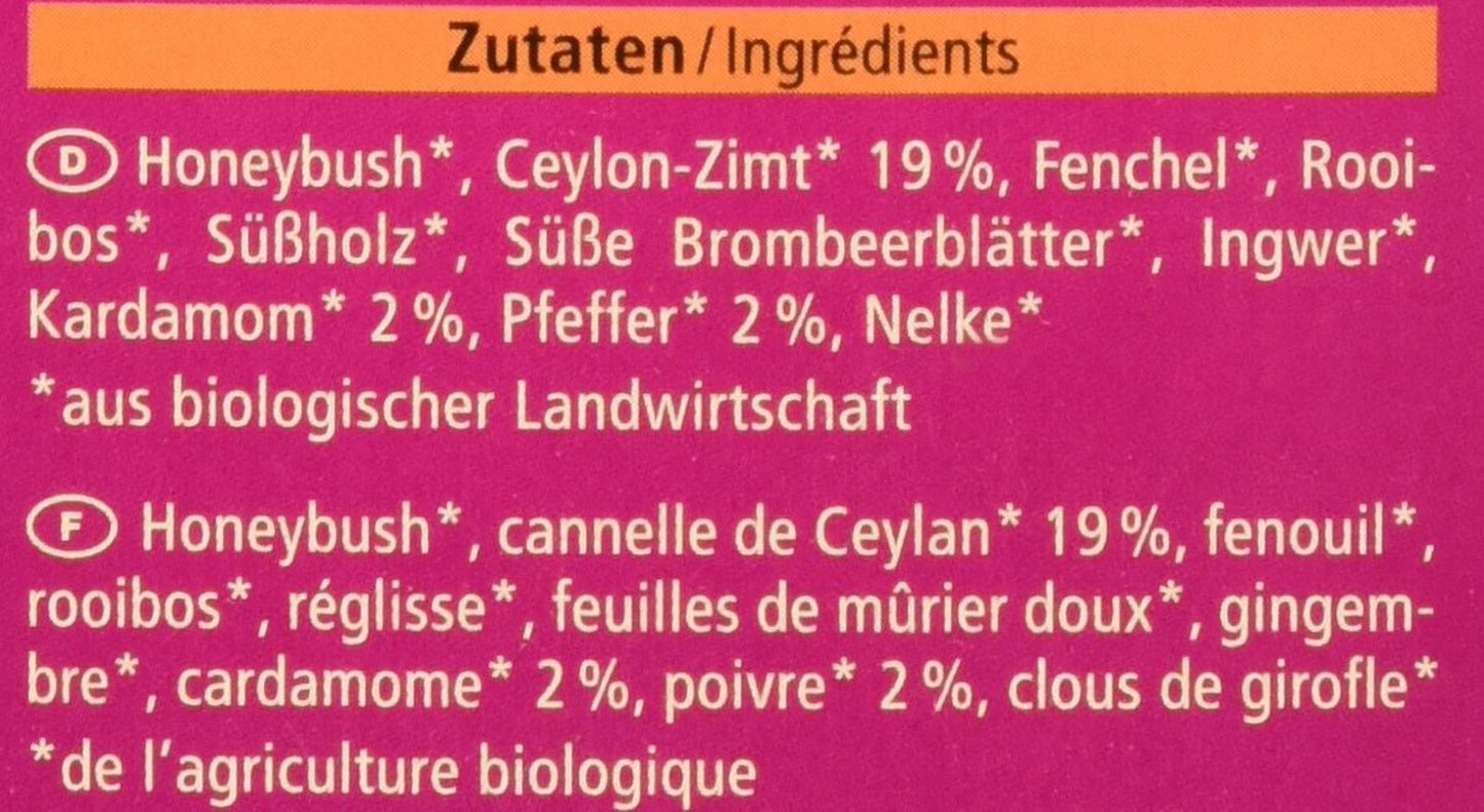 Sweet Chai biologische thee, 20 theezakjes, 40 g (pak van 3)