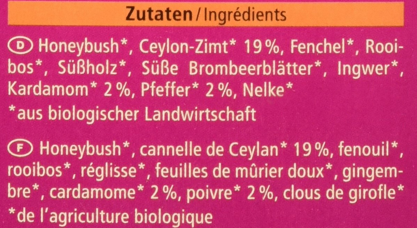 Sweet Chai biologische thee, 20 theezakjes, 40 g (pak van 3)