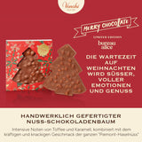Venchi, Brutto&Buono, handgemaakte "Piemonte Forest Hazelnut" dennenboomvormige melkchocoladereep, 200 g, glutenvrij, kerstcollectie in beperkte oplage, cadeau-idee