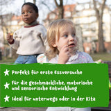 Pumpkin Organics Baby Meergranen Wortel- en Mangoringen (8 stuks) Babysnacks zonder additieven vanaf 12 maanden - Allergeenvrij² en glutenvrij³ Krokante babysnacks (8 x 20 g)