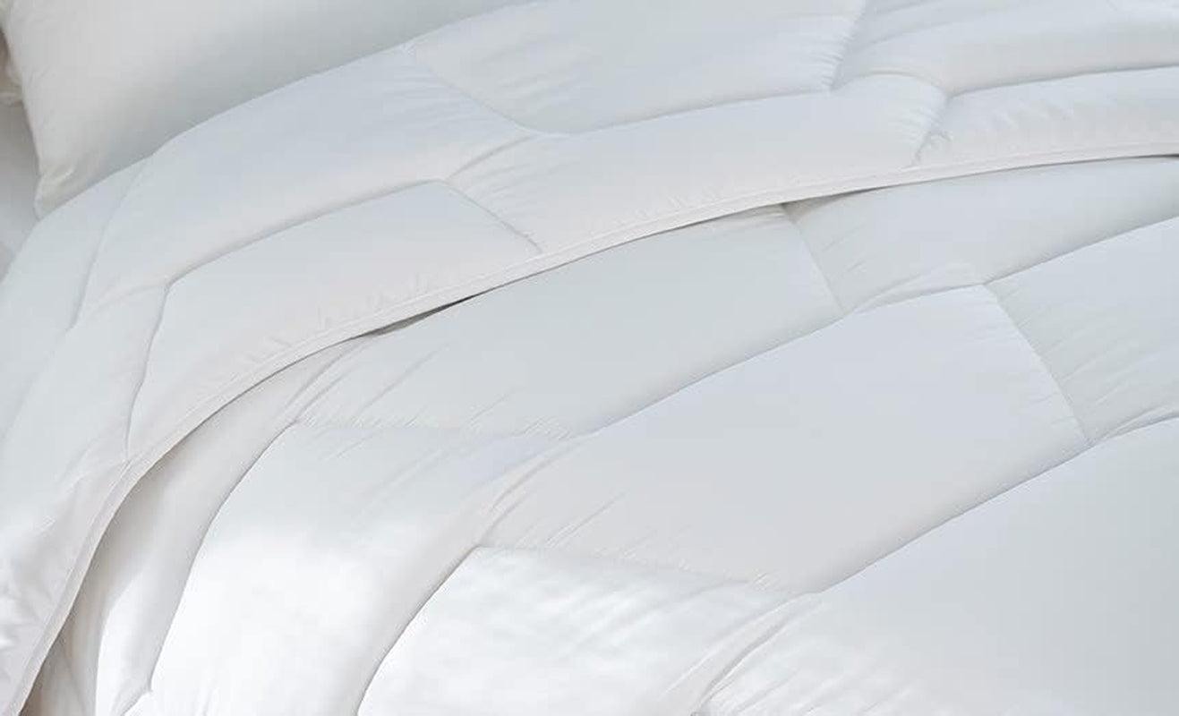 Abeil 15000000529 Deken, hoes van biologisch katoen - vulling 100% polyester Cyclafill, wit, 200 X 200 Cm Dekbedden en dekbedden Naty Shop
