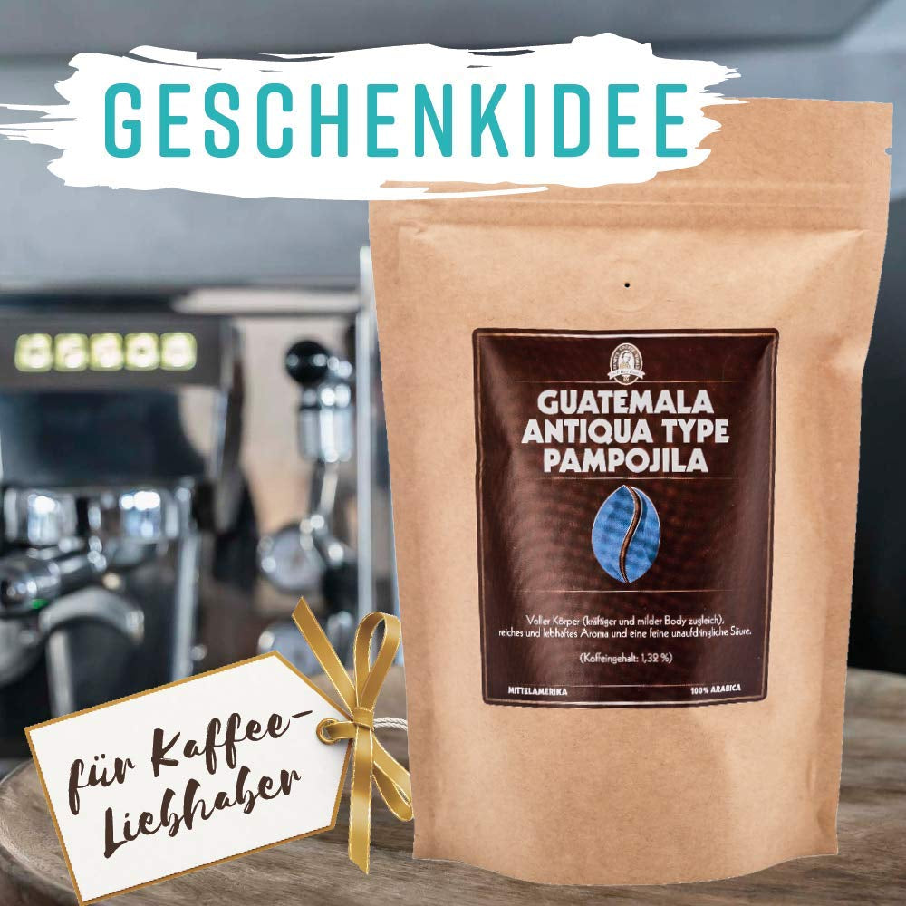 Henry's Kaffee - Guatemala Antiqua Type Pampojila 1000g - lebhafte Aroma - unaufdringliche Säure - erlesene Qualität - Handwerklich in Deutschland geröstet - Kaffeebohnen direkt vom Bauern