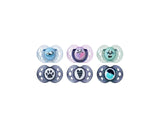 Tommee Tippee Anytime-fopspeen, symmetrische orthodontische vorm, BPA-vrije siliconen, 18-36 maanden, 2-pack, veelkleurig