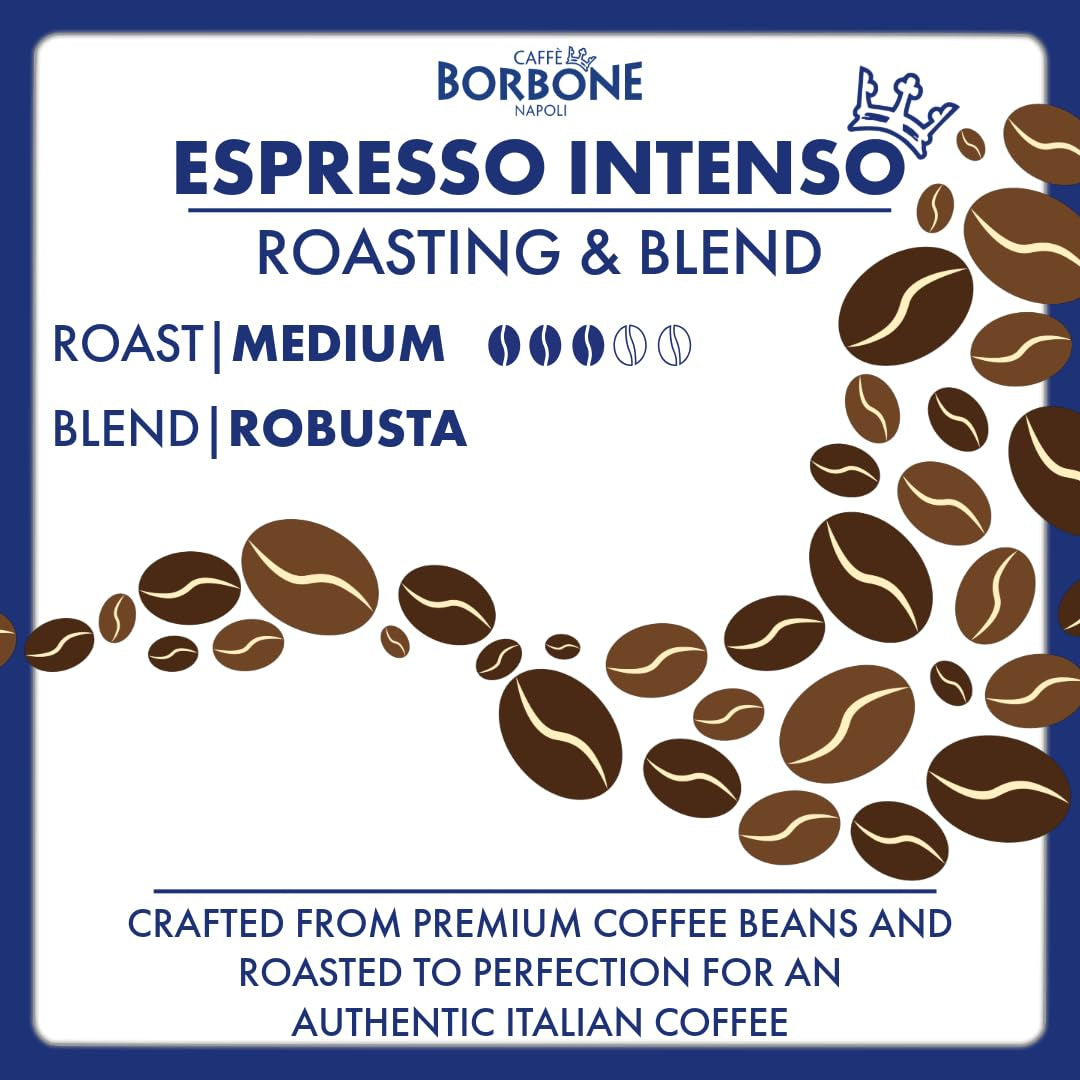 Caffe Borbone Espresso Sterkte 9/10 Nespresso Compatibel 10 Koffiecapsules