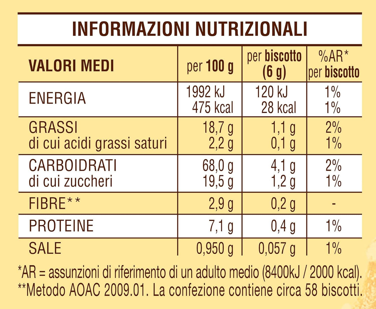 White Mill Frollini Galletti-koekjes met verse melk, 100% Italiaans, 350 g