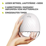 Elektrische borstkolf LIONELO Fidi Free 2, massagemodus, 5 intensiteitsniveaus Accessoires Voeding en borstvoeding Bebe Naty Shop