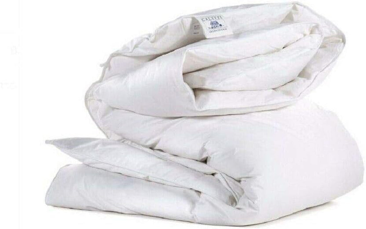 Caleffi donsjack gemaakt van Pium dons, katoen, uniek, eenpersoonsbed Quilts en quilts Naty Shop
