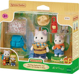 Sylvanian Families - 5763 2-delige avonturenverkennersset Melkkat Vaderjongen Dierenfiguur Gedetailleerd speelgoed voor kinderen vanaf 3 jaar Naty Shop Dolls Standaardtitel