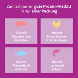 WHISKAS Aromatisch natvoer voor katten in saus 40 x 85 g Selectie van vis