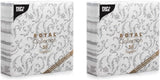 Papstar, 50 servetten "ROYAL Collection" 1/4-vouw 40 Cm X 40 Cm grijs "Damascato", #85005