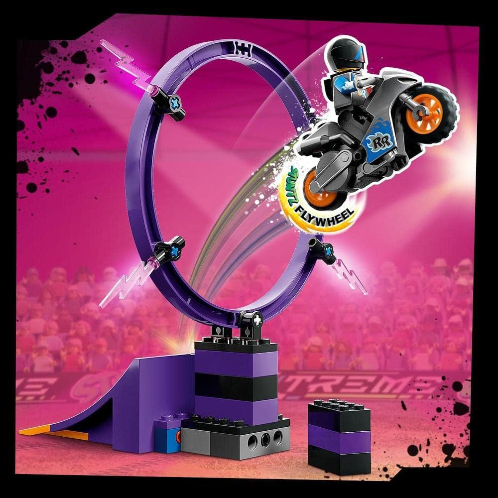 LEGO 60361 City Stuntz Ultieme Stunt Rider Challenge, 3In1 Stunts voor 1 of 2 spelers, met 2 speelgoedmotoren op wielen voor kinderen, Set 2023 Bouwsets Besuche in LEGO-Store
