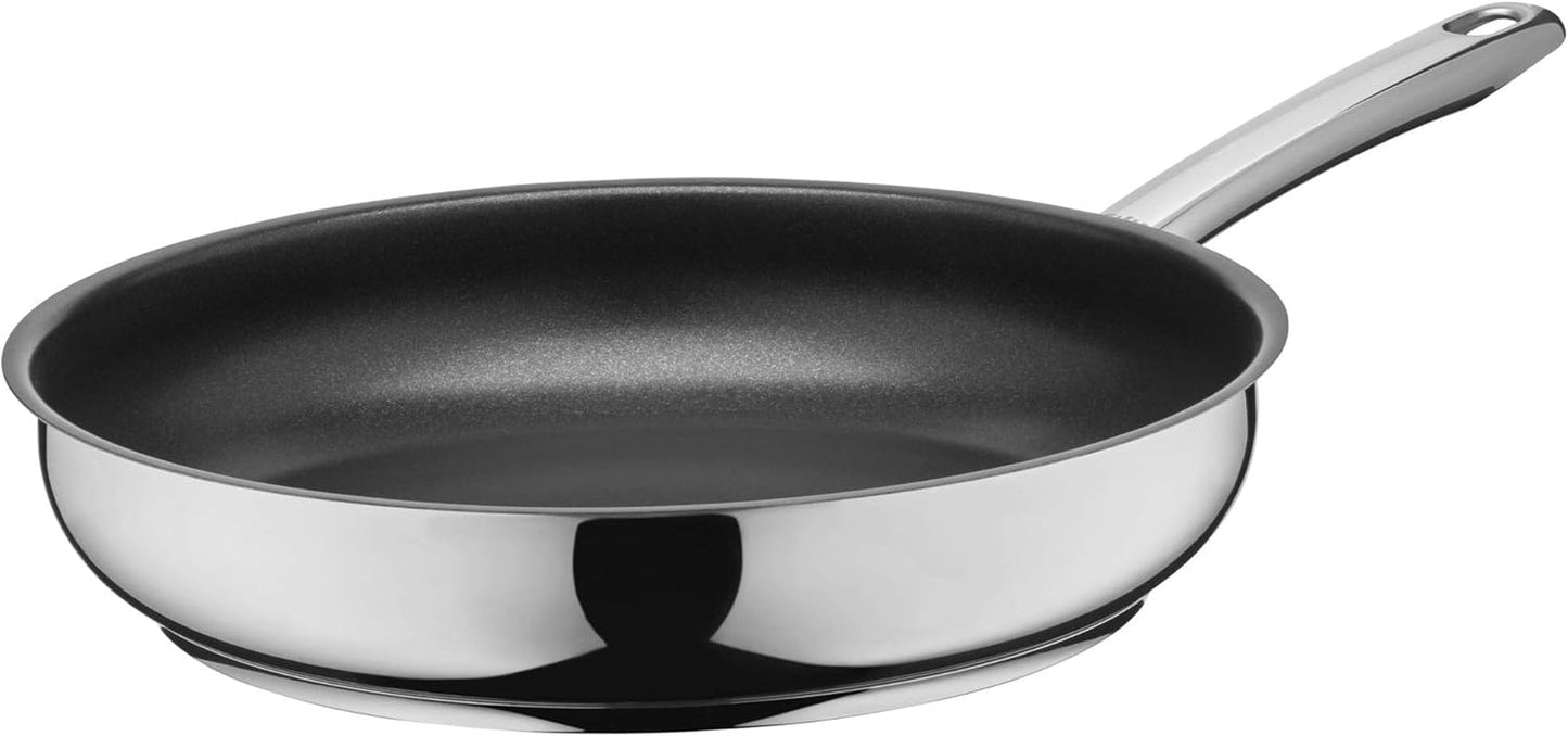 Inductiepan Silit Calabria, roestvrijstalen handgreep, ovenvaste potten en pannen Naty Shop Pan 28 Cm