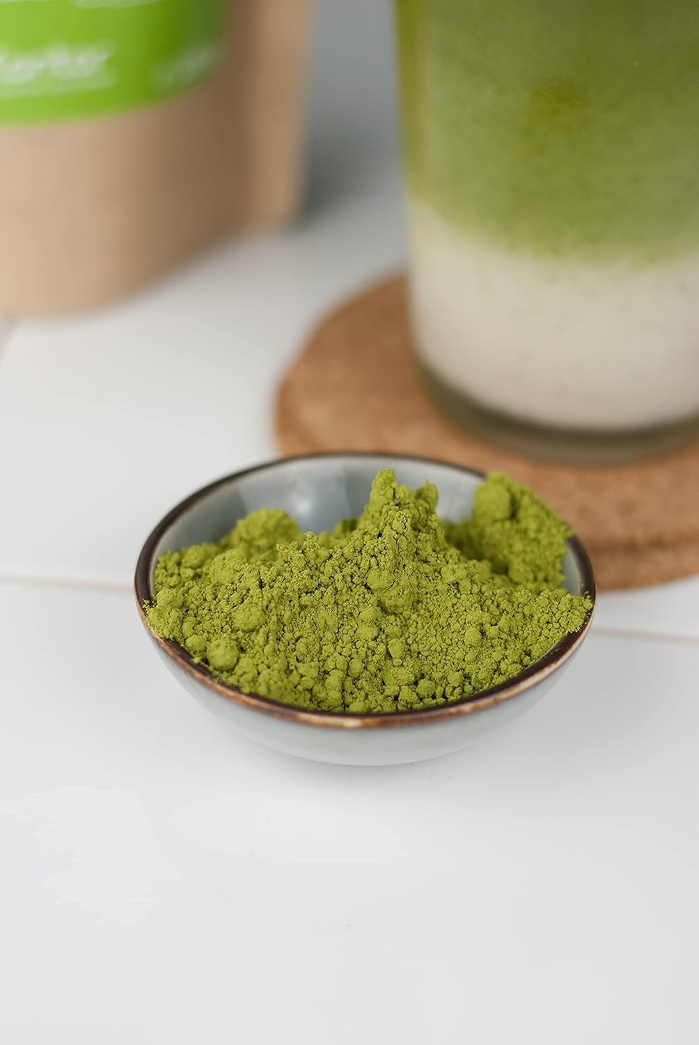 BIO Matchapoeder 100 g I Geen toevoegingen - 100% natuurlijk I Premium Japanse Matcha thee I Groene theepoeder van