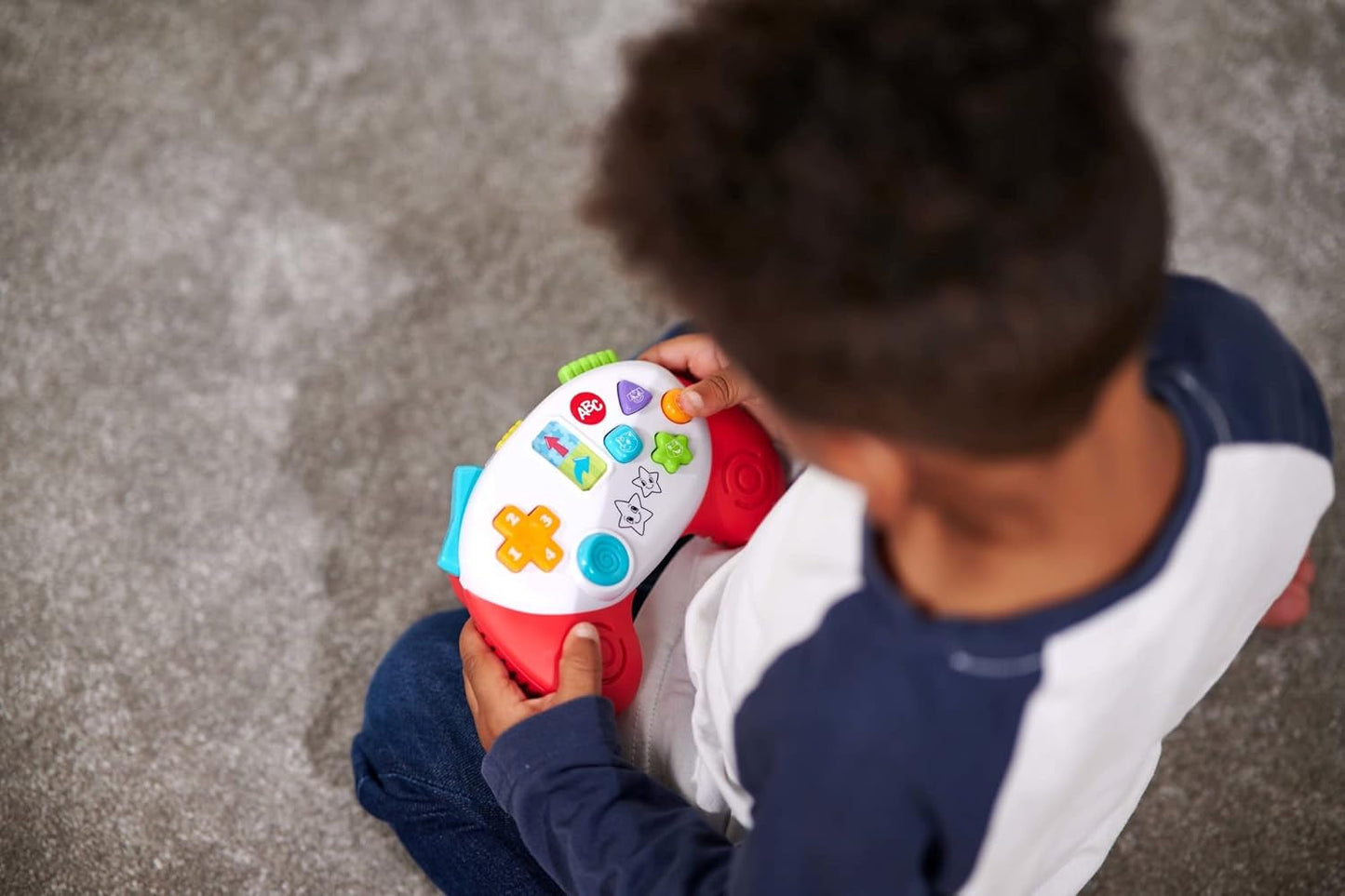 Simba 104010017 - ABC-gamecontroller, babyspeelgoed, dierengeluiden, liedjes, 20+ geluiden, vanaf 12 maanden, motoriek, speelconsole, peuterspeelgoed, speeltelefoon Bebe Toys Naty Shop