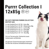 Catz Finefood Purrrr Collection I - Monoproteïne nat kattenvoer - Graanvrij, suikervrij, hypoallergeen - Hoog vleesgehalte - Multipack nat kattenvoer - in zakjes, 85 g (12 verpakkingen)
