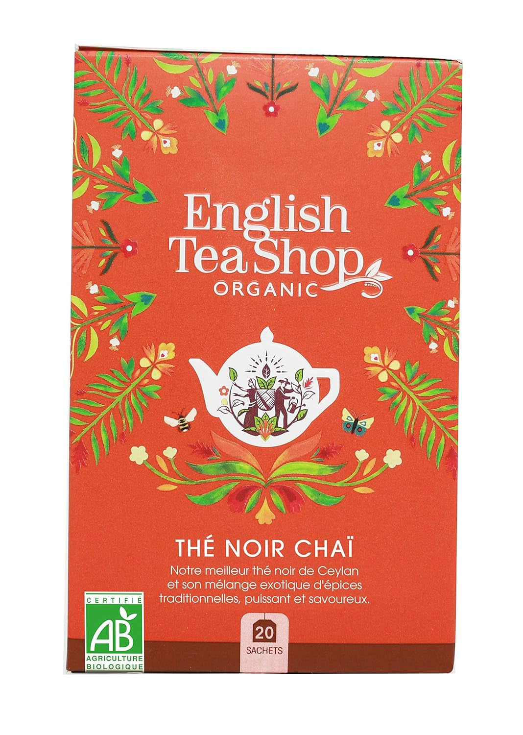 ETS - Chai zwarte thee, Naturland BIO, 20 theezakjes