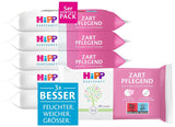 HiPP Babysanft Delicates Baby Natte Doekjes 720 stuks (3 x 240) met biologisch amandelextract, extra huidvriendelijk voor zachte reiniging van de gevoelige babyhuid
