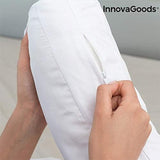 Innovagoods Ergonomisch U-vormig kussen voor zijslapers, ideaal voor zwangerschap, bevordert een rustige ademhaling, vermindert snurken, katoen en polyester, wit, 39 x 57 x 14 cm Cervicale orthopedische kussens Naty Shop