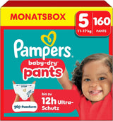 Pampers Baby-Dry Pants Größe 5, 160 Stück, 11kg-17kg, 360° auslaufsichere Geschikt voor dag en nacht