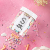 Super Streusel Carusel Pastel, hagelslag in pastelkleuren, 90 gram Hagelslag Naty Shop