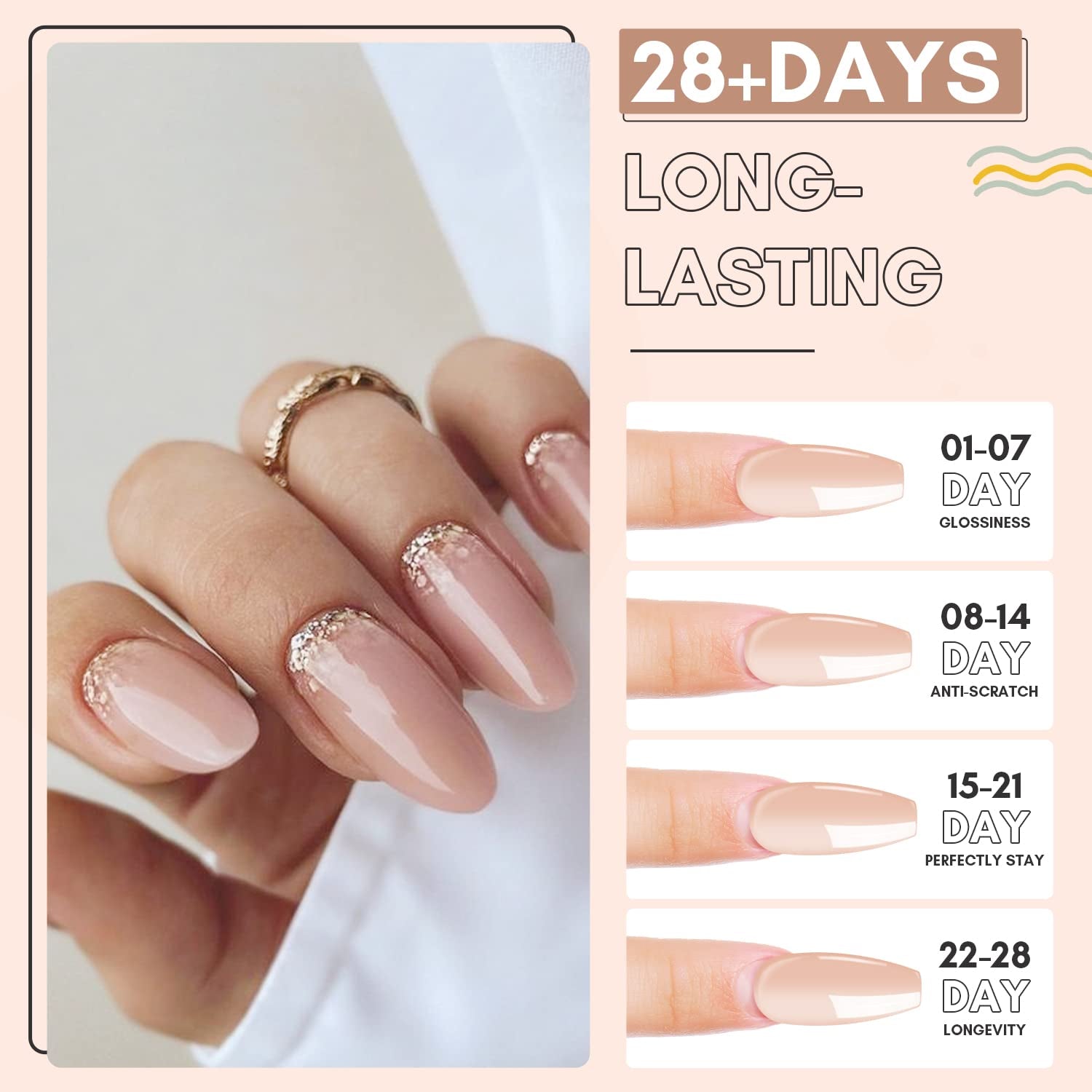 Makartt Poly nagelverlengingsgel - acrylverlengingsgel, nagelversterkende gel, nageldecoratie, 50ml (paars)