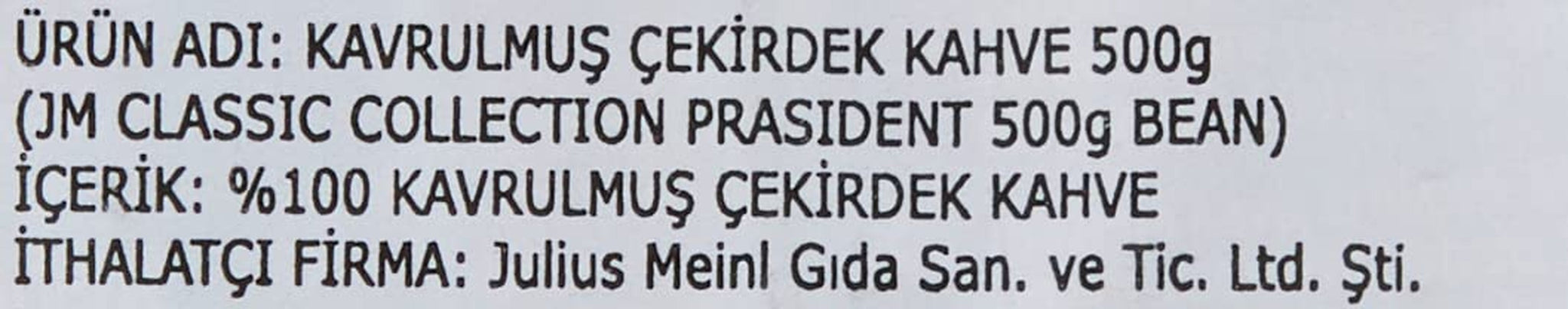 President hele bonen, pakket van 2 (2 x 500 g)