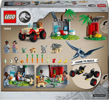LEGO Jurassic World Rescue Center voor Baby Dinosaurs, set met kleine dinosaurusfiguren waaronder Triceratops, Ankylosaurus en Velociraptor, bouwcadeau voor jongens en meisjes vanaf 4 jaar 76963 Bouwsets Besuche den LEGO-Store