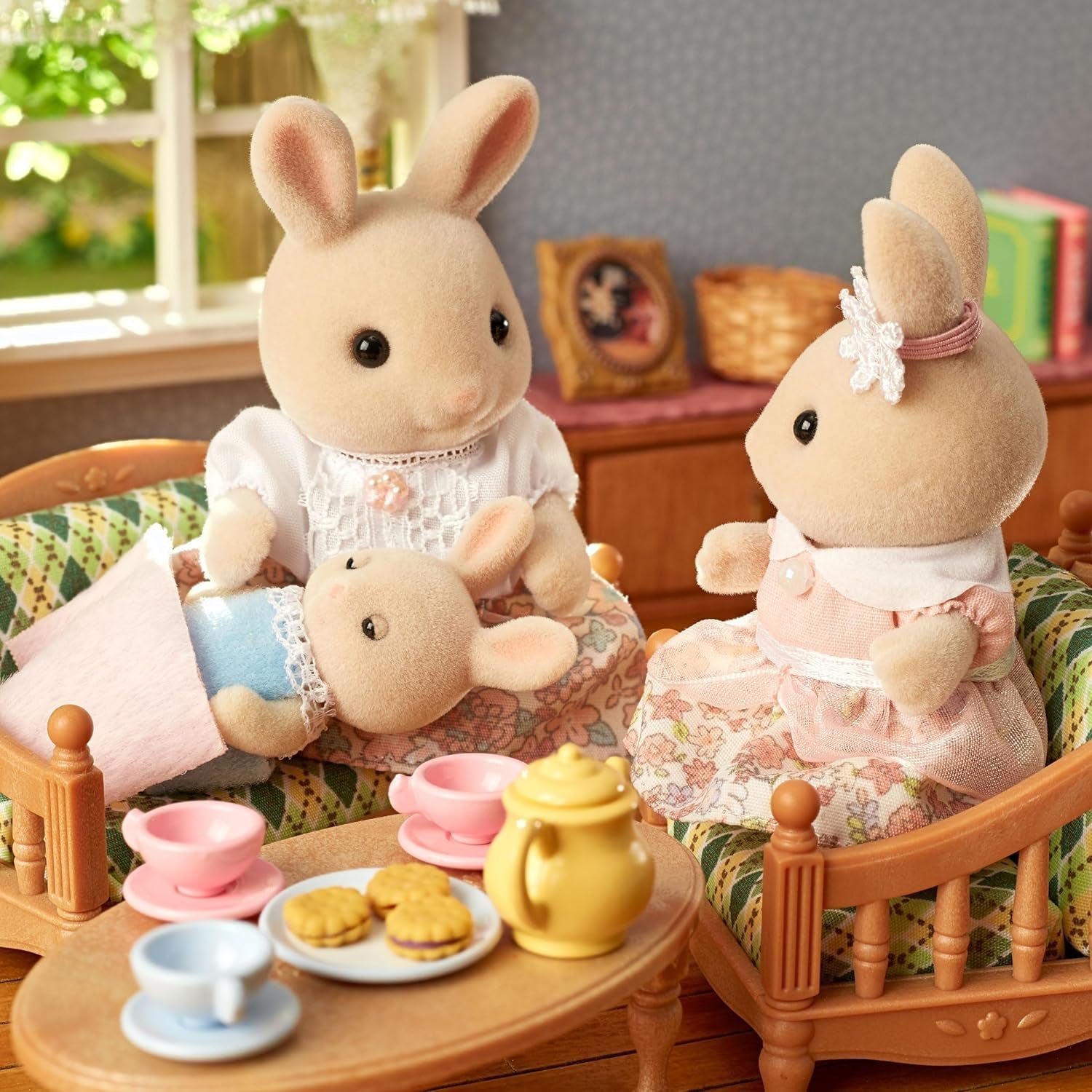 Sylvanian Families L5706 Milk Bunny Family - Poppenhuisfiguren Naty Shop-poppen