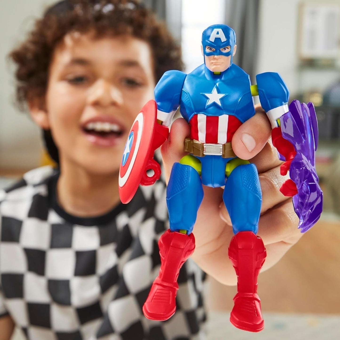 Mixmashers Marvel Captain America Avengers Mix-And-Match actiefiguur en accessoires Actiefiguren Naty Shop