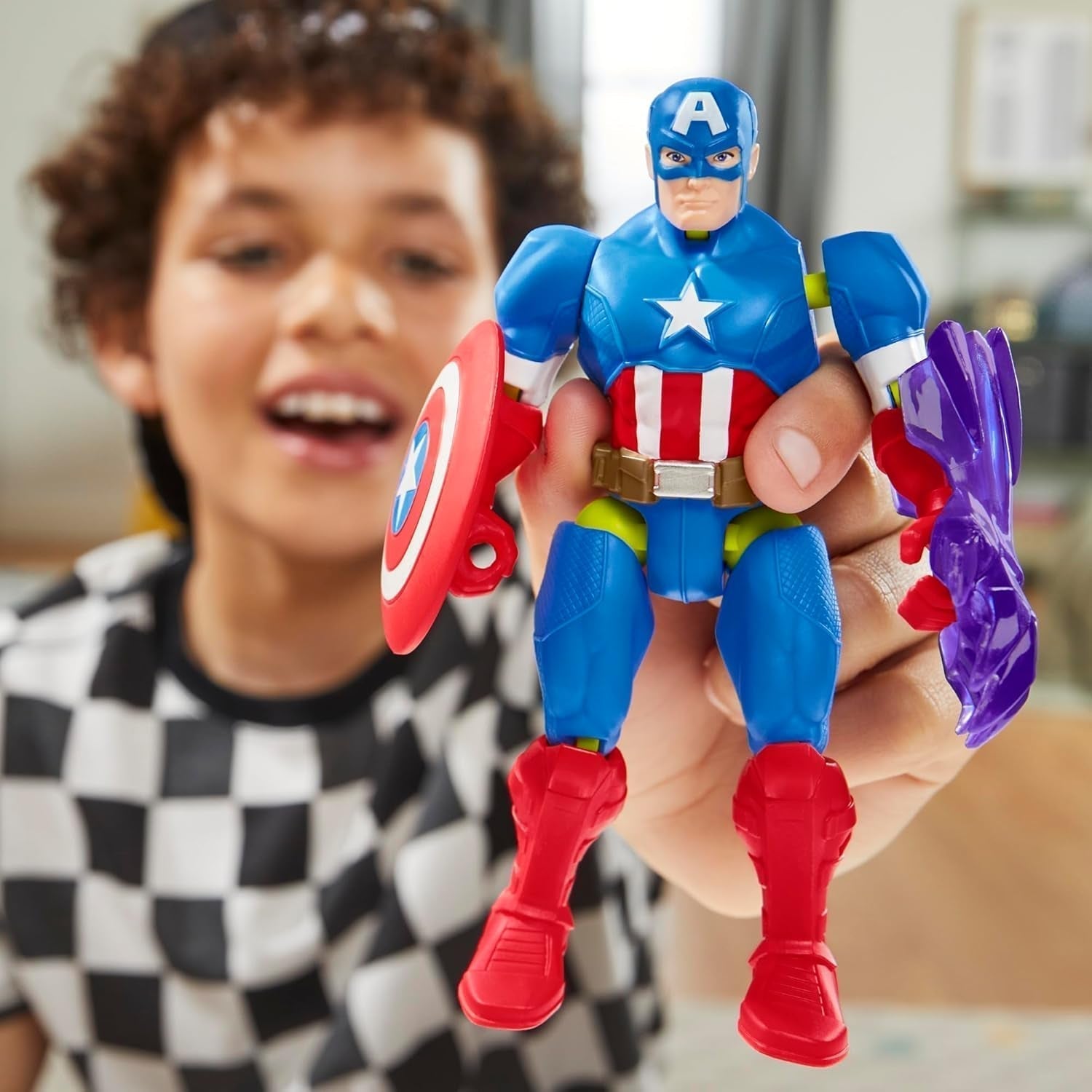 Mixmashers Marvel Captain America Avengers Mix-And-Match actiefiguur en accessoires Actiefiguren Naty Shop