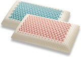 Marcapiuma - Paar neksteunkussens met geheugen - Miss & Mister - Ultra-ademende zijkant - Hoes van 100% katoen - Orthopedisch - Visco-kussen Memory Foam - MEDISCH PRODUCT - Gemaakt in Italië Naty Shop Standaardkussens Standaardtitel