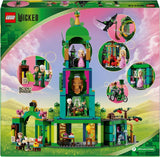 LEGO Wicked Welcome to Emerald City torenspeelgoed, minipoppen van Glinda en Elphaba, cadeau voor filmfans en meisjes en jongens vanaf 9 jaar die van poppenhuizen houden 75684 Bouwsets Besuche in LEGO-Store