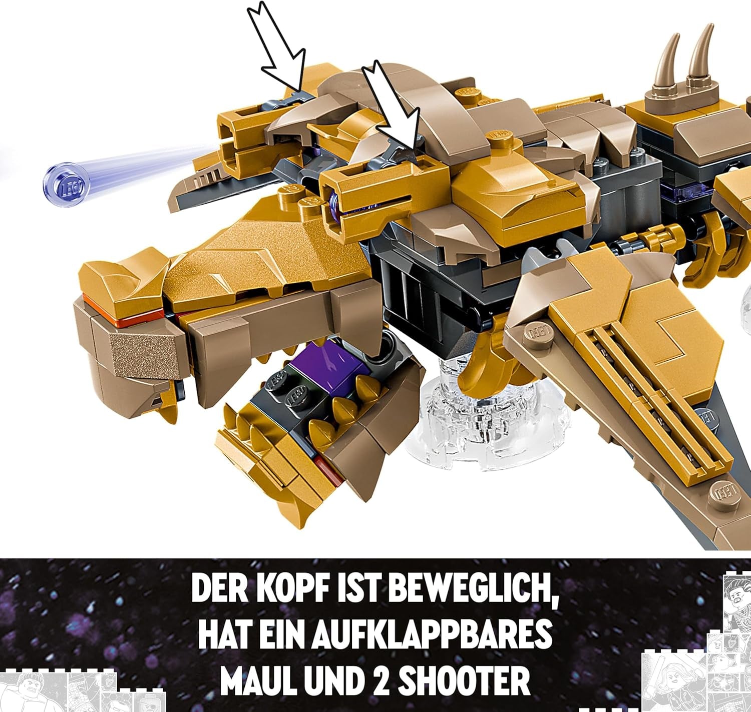 LEGO Marvel Avengers vs. Leviathan bouwspeelgoedset met Hulk en Captain America, Loki, Black Widow en Chitauri minifiguren Avengers speelset voor jongens en meisjes 7+ 76290 bouwsets Besuche in LEGO-Store