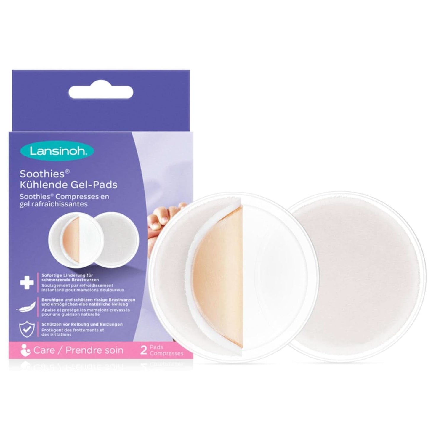 Lansinoh I Soothies Kühlgelkompressen Accessoires Voeding en borstvoeding Bebe Naty Shop