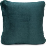 Gözze - Comfortabele kussensloop, Merino Feeling, 50X50 Cm - Donkergroen Bedden en dekens Besuche den Gözze-Store