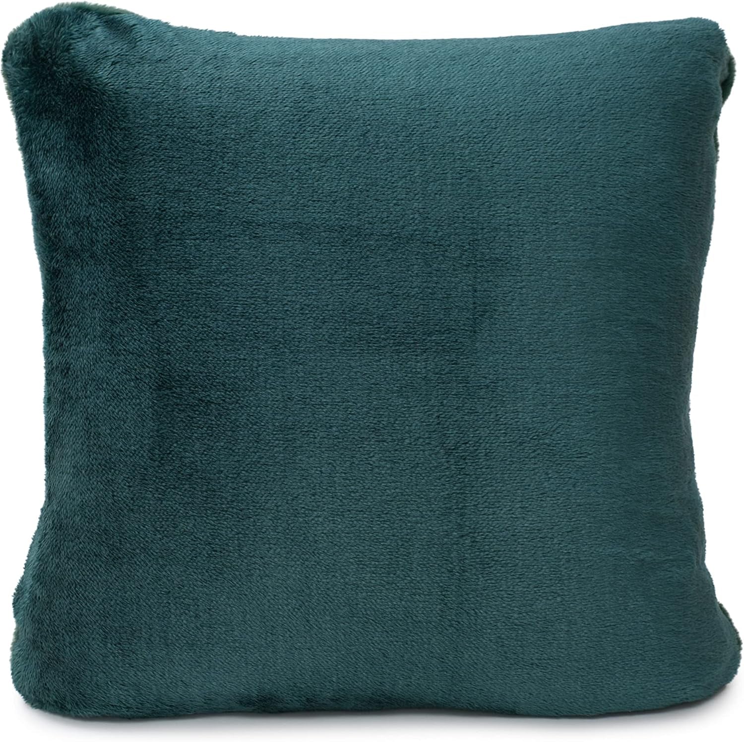 Gözze - Comfortabele kussensloop, Merino Feeling, 50X50 Cm - Donkergroen Bedden en dekens Besuche den Gözze-Store