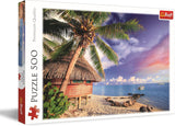 Trefl - Bora-Bora-eiland - puzzel van 500 stukjes - DIY-vakantieweergavepuzzel Creatief entertainment Leuke klassieke puzzel voor volwassenen en kinderen 10+ puzzel Naty Shop Standaardtitel
