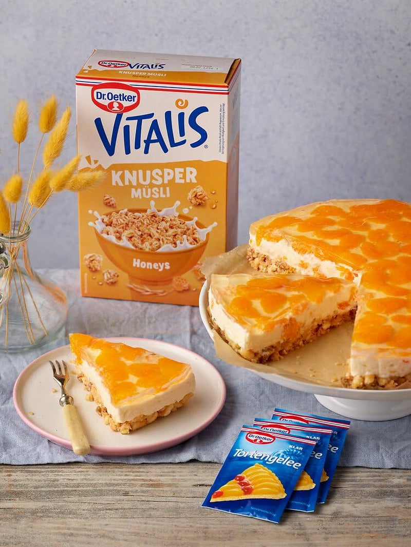 Dr. Oetker Vitalis Crunchy Honeys: Honing Crunchy Muesli voor ontbijt en snacks, 5-pack (5 x 600 g)