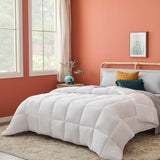 Linnenspa 10,5 Tog All Season hypoallergeen dons Alternatief microvezeldekbed Super King Size Dekbedden en dekbedden Naty Shop White Super King