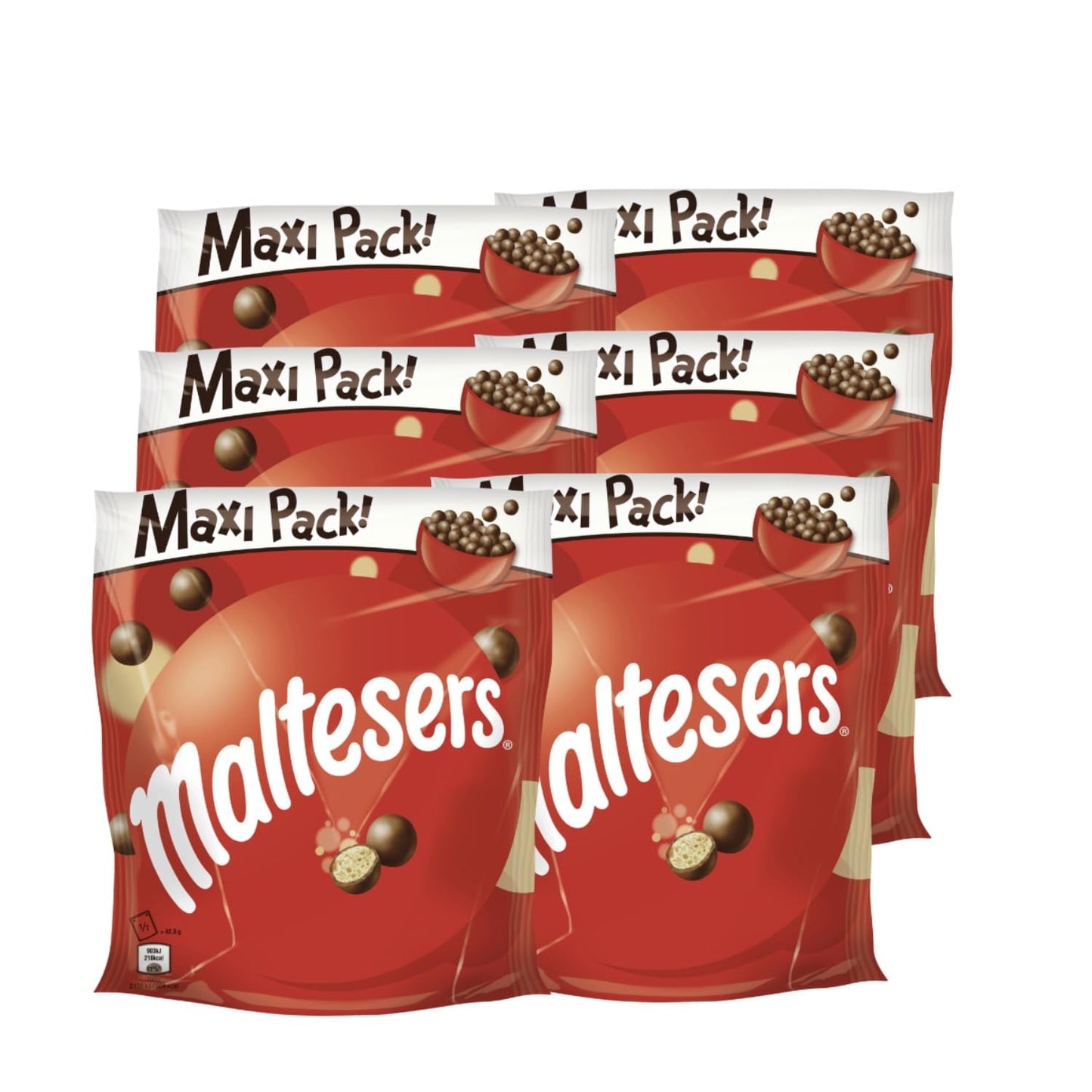 Maltesers, chocoladeballetjes met een knapperige en lichte kern, luchtig, chocoladesnack, 1 pakje (1 x 300 g)