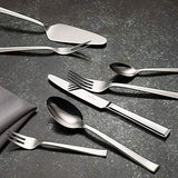Villeroy & Boch – Victor Besteckset 68 Teilig Für 12 Personen Zilver/Platin, Spülmaschinenfest, Rostfrei, Tafelbesteck, Besteck Set, Essbesteck, Gabel, Löffel, Messer, Küchen Besteck Set, Edelstahl Kitchen Naty Shop