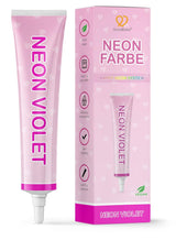 Goodbake Neonlebensmittelfarben 6 Farben Set – Intensieve Lebensmittelfarbe – Lebensmittelfarbpaste – Zum Einfärben Von Torten, Fondant, Botercreme Uvm. – 100% Veganistisch Naty Shop Neon Violett
