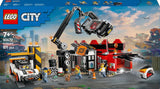 LEGO City schroothoop met auto's - speelgoed met schrootpers en kraan, 2 speelgoedauto's, 4 werkende minifiguren en kantoorgebouw - verjaardagscadeaus voor jongens en meisjes vanaf 8 jaar 60472 Besuche den LEGO-Store bouwsets