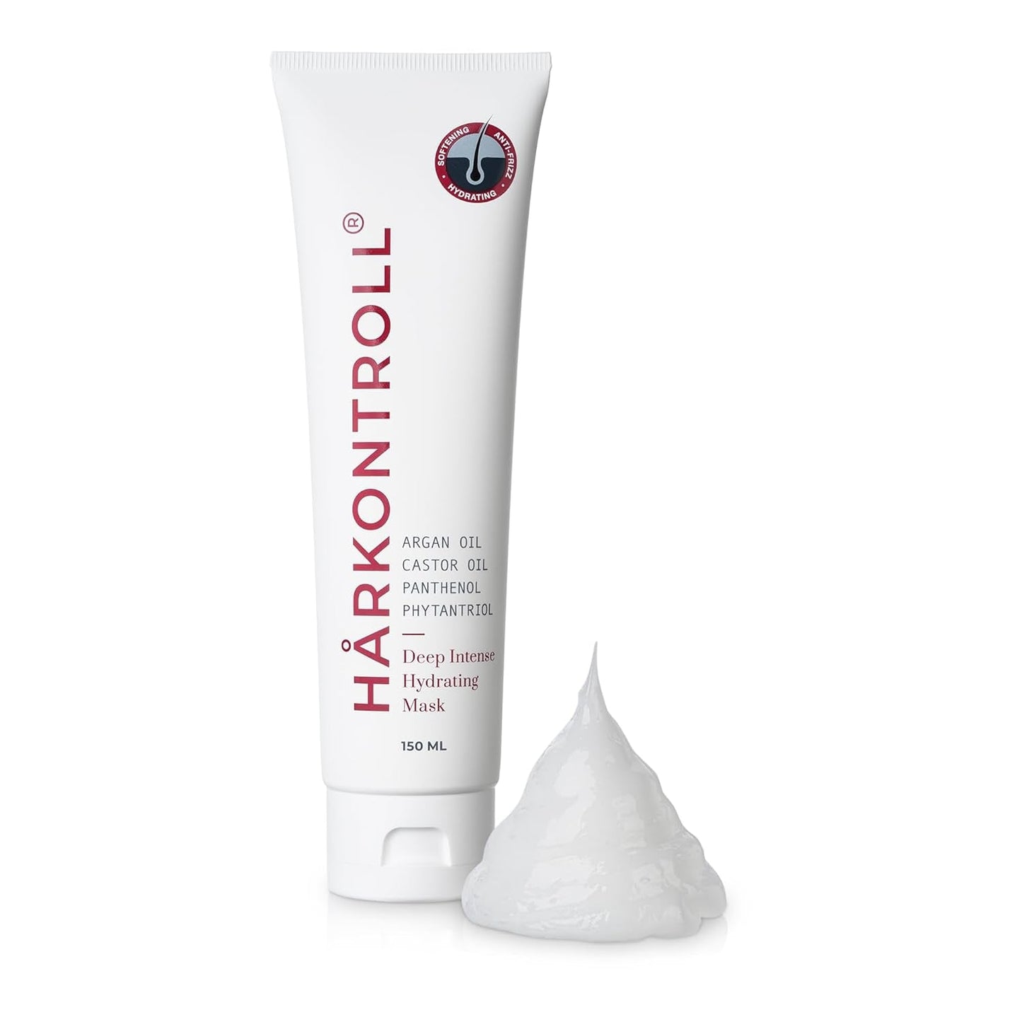 Harkontroll Deep Intense Hydrating Mask, intens hydraterend haarmasker, 150 ml Haarmasker Naty Shop
