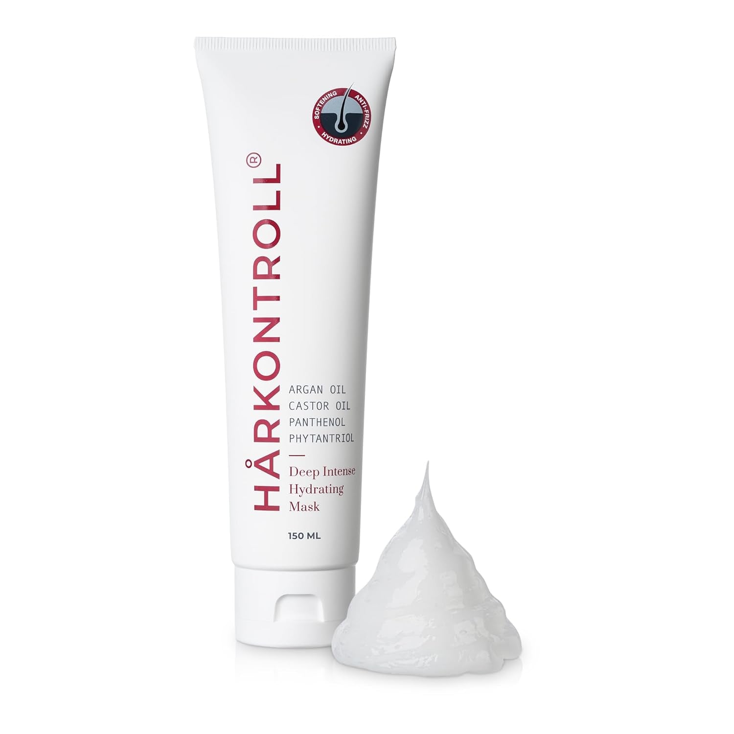 Harkontroll Deep Intense Hydrating Mask, intens hydraterend haarmasker, 150 ml Haarmasker Naty Shop