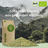 Mate thee proefset ● 4 soorten biologische Mate thee ● 100 g elk Erva Mate + Yerba Mate + Groene Mate thee + Geroosterde Mate thee