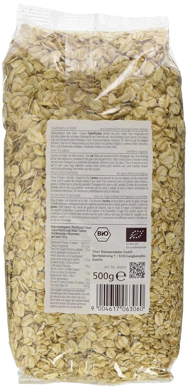 Verival biologische havermout, 6 stuks (6 x 500 g)